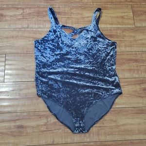 NWT American Eagle Outfitters Grey Bodysuit